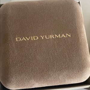 David Yurman Tan Suede Jewelry Box